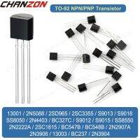 ❦○▦ NPN PNP TO92 Transistor 2N3904 Ss8550 Ss8050 Bc547B 2N2222A S9012 S9015 Bc548B 2Sc1815 2N2907A 2N3906 Triode Tube Transistores