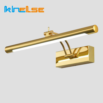 Modern LED Bathroom Wall Lamp Waterproof Stainless Steel L405570CM Indoor Mirror Sconce Vanity Wall Lights Fixture With Switch