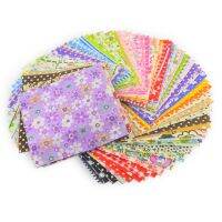 【YF】 Booksew Cotton Patchwork Fabric and Leaves Dots Stripes Print for Sewing Accessories Textile Needlework