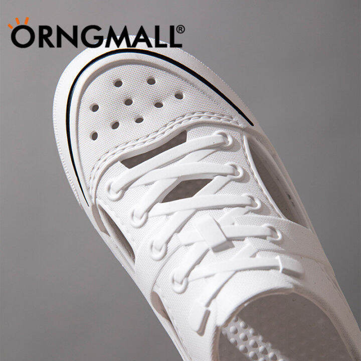 orngmall-รองเท้าแตะรองเท้าวุ้นผู้ชายและผู้หญิง-รองเท้าครอค-sepatu-kebun-รองเท้าแตะชายหาดกลวงรองเท้าแตะสีลูกอมกันน้ำขนาดรองเท้าแตะชายหาด36-45