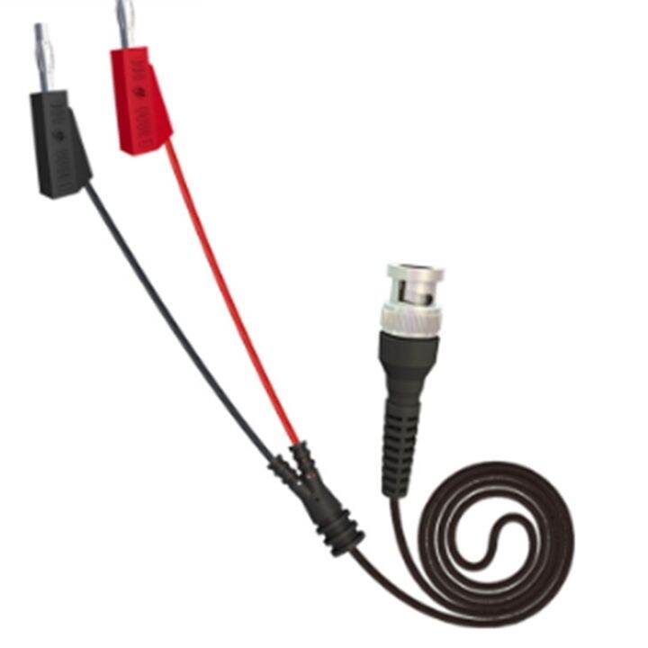 p1009-bnc-to-dual-4mm-stackable-banana-plug-test-lead-probe-bnc-cable-for-oscilloscope-signal-generator-120cm