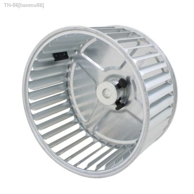 ☊ hanmu56 Pás de motor palhetas centrífugas do impulsor ventilador alumínio eixo pequena lâmina roda multivane 1pcs