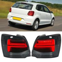 VLAND Full LED Dynamic Tail Lights Smoked Lens for Volkswagen MK5 6R 6C 2009 2010 2011 2012 2013 2014 2015 2016 2017 LHD