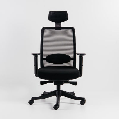 Merryfair เก้าอี้ทำงาน เก้าอี้สำนักงาน เก้าอี้สุขภาพ รุ่น Anggun เท้าแขนปรับได้ 3D พร้อมเบาะเลื่อนเข้า-ออก พนักพิงสูง