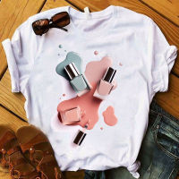 Women T Womens  Fashion Cute Graphic Finger Nail 3D Summer Paint Top Tshirt Female Tee Shirt Ladies Clothes T-shirt