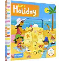 Busy holiday series office books vacation chapter things cognitive English picture books office paperboard books interesting enlightenment parent child education interactive learning toy game Books English original books