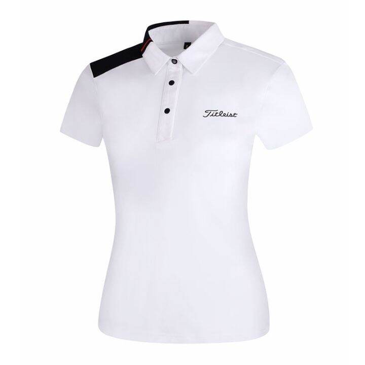 footjoy-callaway1-castelbajac-mizuno-southcape-master-bunny-summer-new-golf-clothing-womens-t-shirt-slim-sports-jersey-quick-drying-breathable-perspiration-polo-shirt