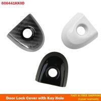 Black/White/Carbon Fiber Door Lock Cover With Key Hole Fit For Nissan Juke &amp; Micra Drivers 806441KK0D Car Essories