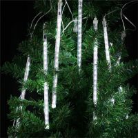 Outdoor Waterproof Snow Shower Rain Drop String IP65 Led Hanging Meteor Tube Light for Holiday Decoration