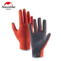 hotx【DT】 Naturehike Thin Non-slip Gloves Outdoor Mountaineering Cycling Breathable