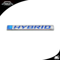 โลโก้ Logo "HYBRID" สี Chrome Blue Camry CH-R Toyota 4 ประตู ปี2015-2018 ขนาด 2x14 มีบริการเก็บเงินปลายทาง