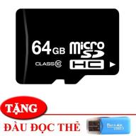 thẻ nhớ 64gb - micro sdxc 64g tặng kèm đầu đọc thẻ - tăng khả năng lưu trữ thumbnail