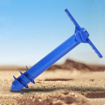 Beach Umbrella Sand Anchor Stand Holder 3-Tier Screw Hook Nail Four Legs Hooks Garden Umbrella Plastic Four Prongs Hanger