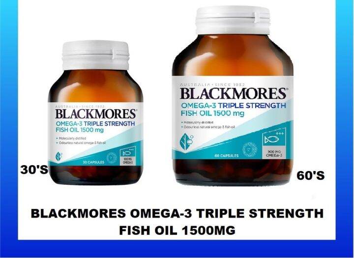 BLACKMORES OMEGA3 TRIPLE STRENGTH 1500MG [30S/BOT] / [60S/BOT] [EXP09