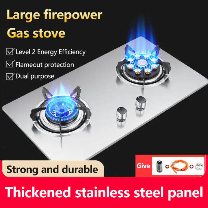 BARBOS highend gas stove, doubleheaded gas stove, stainless steel gas