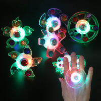 Luminous สร้อยข้อมือ Spinner Fidget ของเล่นเด็ก Hand Top Spinners ความเครียดบรรเทาของเล่นตลก Glow In Dark สร้อยข้อมือ Spinning