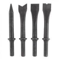 4Pcs/Lot Accessories Hard Steel Solid Air Chisel Impact Head Support Pneumatic Tool for Cutting / Rusting Removal