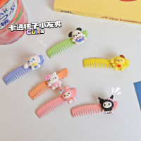 Kawaii Sanrio Hello หวี Hairpin น่ารัก Kuromi Melody Cinnamoroll เด็ก Hairpins Pin แฟชั่นเครื่องประดับอุปกรณ์เสริมของขวัญ