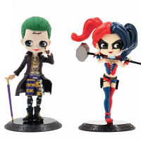 Qposket Harley Quinn Joker Action Figure ของเล่นของขวัญตุ๊กตาเค้กตกแต่งของขวัญสำหรับเพื่อน Desktop Decor