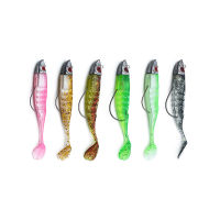 Hot Sale soft bait Lead Head Fish Plastic hard fishing lure Artificial Plastic Swim Bait Jig Heads