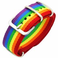 Ins Nepal Rainbow Woven Bracelets LGBT Lesbians Gays Bisexuals Bracelets Woven Braided Women Pride Men Couple Friendship Jewelry Replacement Parts