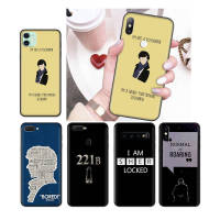 140NO Sherlock Holmes อ่อนนุ่ม Black ซิลิโคน ปก หรับ iPhone XR 7 6s 6 11 5s XS 5 8 SE Max Plus X Pro เคสโทรศัพท์