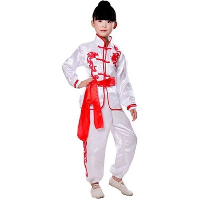 ชุดศิลปะการต่อสู้ Lateron Kung Fu Training Clothes With Belt - Synthetic Silk