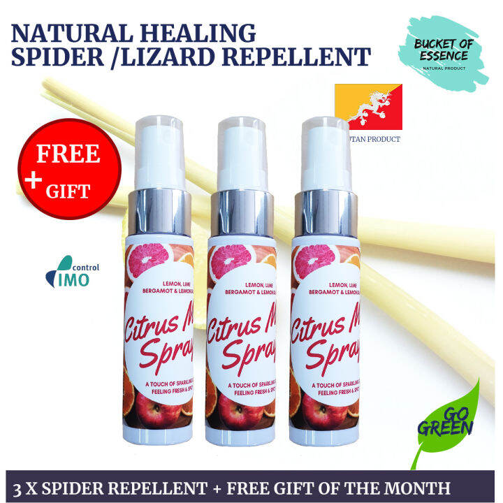 The Organic Lemongrass Store Natural Spider Lizard Repellent Blend of