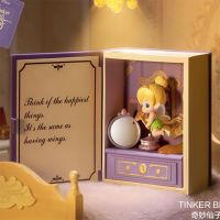 Disney Tinker Bell Action Figures Toys Disney X Pop Mart Princess The Flower Angel Figure Dolls Gifts for Kids Girls