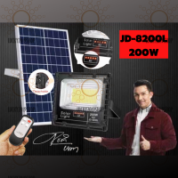 ⭐NEW JD JINDIAN Solar Light สปอตไลท์ ไฟโซล่าเซลล์ LED แสงสีขาว 200W