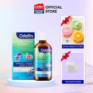 Siro Ostelin Kids Milk Calcium & Vitamin D3 Liquid bổ sung vitamin và D3