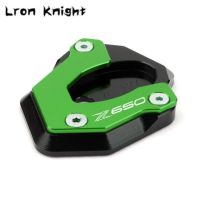 แผ่นขยายขาตั้งสำหรับ Kawasaki Z650 Z900 Z900rs Z1000sx Zx-6r Zx-10r Er-6n Er-6f Cnc