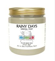 Chalk Paint ,Rainy Days Mineral Paint ( Ho Chi Minh Gray ) สีทาเฟอนิเจอร์- สำหรับงาน DIY   ,วินเทจ-ปกปิดดี ไม่มีกลิ่น ใช้งานง่าย ชนิดทา