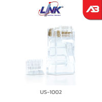 LINK หัว RJ45 CAT6 2 Layer with Pre-insert bar (สีใส) (10 หัว/Pack) รุ่น US-1002