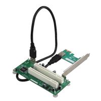 PCIe To Dual PCI Converter 2 Slot Card for Video Chip ASM1083 Pcie X1 Expansion Add on Card Support Capture Card Sound Card Adapters Cables