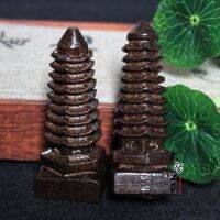 ☽○ ไม้กฤษณาธรรมชาติที่ขายดีที่สุดในเวียดนาม Leifeng Pagoda Agarwood Ornament Handicraft Handle