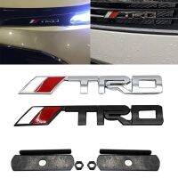 LCX ตะแกรงรถโลหะตัวอักษร TRD 1ชิ้นแฟชั่นรูปลอกสติกเกอร์สัญลักษณ์ติดรถยนต์ตกแต่งสำหรับสติกเกอร์โลโก้สัญลักษณ์รถยนต์โฟล์กสวาเกน