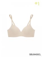 SABINA BRALESS เสื้อชั้นในไม่มีโครง Seamless Fit รุ่น Pretty Perfect รหัส SBU9400 สีเนื้ออ่อน