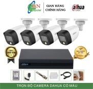 Trọn bộ camera Dahua 4 kênh, đầu ghi XVR1B04-I, mắt camera HFW1239CP