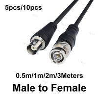 0.5M 1M 3/2m BNC male To female Adapter plug video connector Coaxial Line adapter Cable cord For CCTV Camera Extension YB1TH