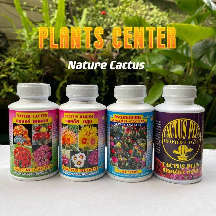 plants-center-พร้อมส่ง-ปุ๋ยแคคตัส-ปุ๋ยกระบองเพชร-ปุ๋ยน้ำ-4-สูตร-250cc-เนเจอร์-อัลฟ่า-บลูม-แคคตัสพลัส-สำหรับบำรุงต้น-เร่งดอก-หนาม-ทุกสายพันธุ์