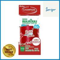 ถุงขยะม้วน CHAMPION มอร์นิ่งเฟรช 24x28 นิ้ว สีแดง 20ใบGARBAGE BAGS CHAMPION 24X28" MORNING FRESH RED 20PCS **บริการเก็บเงินปลายทาง**