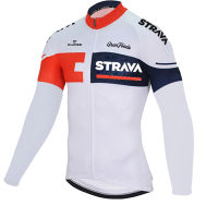 STRAVA Bicycle Shirts Autumn Cycling Jersey Bicycle MTB Long Sleeve Sportswear Racing Bike Shirts Full Sleeve Cycle Clothing