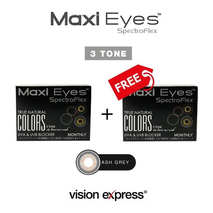 B1T1 Vision Express Maxi Eyes 3 Tone Natural Colored Graded Contact