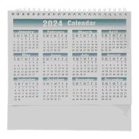2024 Desk Calendar Cute Paper Desktop Monthly Standing Flip Decorative 2023-2024
