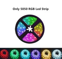 เทปแสง RGB แถบ LED USB 5V 5050 0.5M-5M บลูทูธ5V แถบ LED แบบ RGB ยืดหยุ่นโคมไฟ USB ไดโอดริบบิ้นไฟแบ็คไลท์ทีวี Led