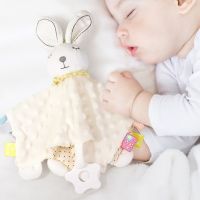 Baby Sleeping Dolls Plush Stuffed Toys Cartoon Bear Bunny Soothe Appease Towel Appease Doll For Newborn Soft Comforting Bib Gift