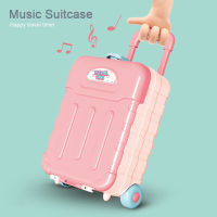 Spot parcel post English Music Trolley Case Traveling Trolley Case Model Deformation Kitchen Restaurant Set Play House Scene Toy Female