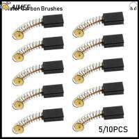 AIMEE 5/10 Pcs ใหม่ เครื่องมือโรตารี่ 5x8x15mm อะไหล่มอเตอร์ สว่านมินิ แปรงถ่านทั่วไป การเปลี่ยนเครื่องบดไฟฟ้า