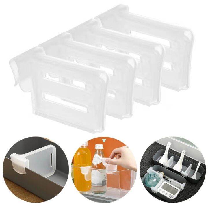 4Pcs Refrigerator Storage Divider escopic Sorting Partition Plate ...